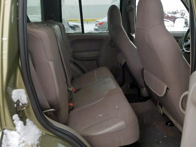 1J4GL38K12W347618 - 2002 JEEP LIBERTY RE GREEN photo 6