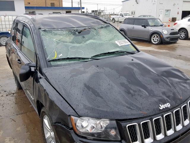 1C4NJDBBXGD686950 - 2016 JEEP COMPASS SP შავი ფოტო 9