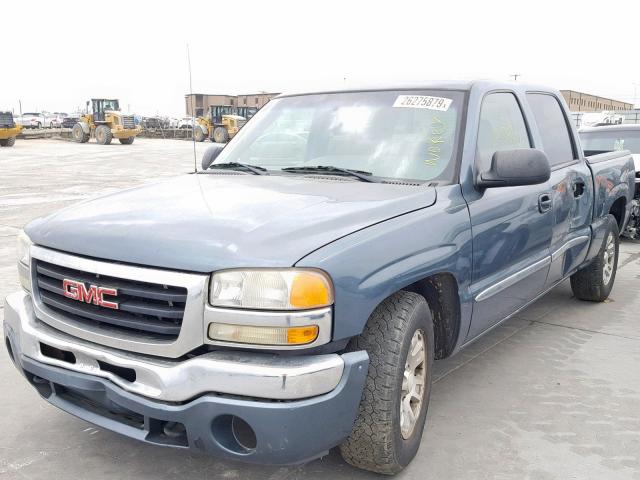 2GTEC13Z161265696 - 2006 GMC NEW SIERRA TEAL photo 2