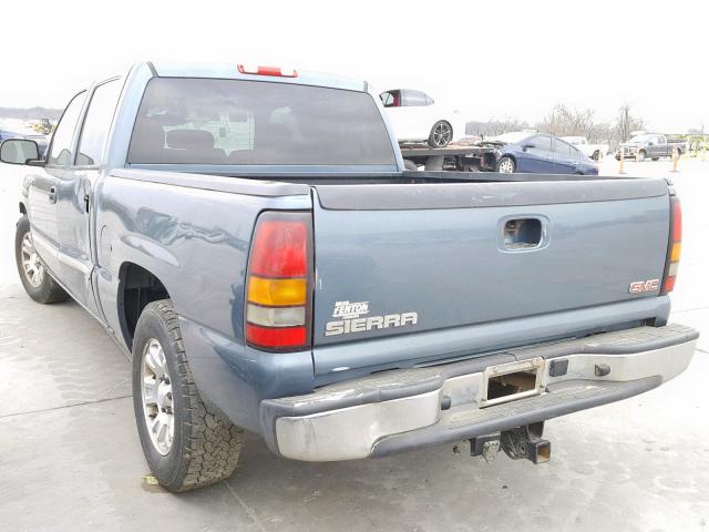 2GTEC13Z161265696 - 2006 GMC NEW SIERRA TEAL photo 3