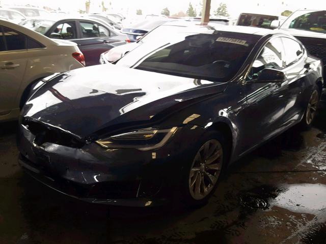 5YJSA1E1XGF151002 - 2016 TESLA MODEL S GRAY photo 2