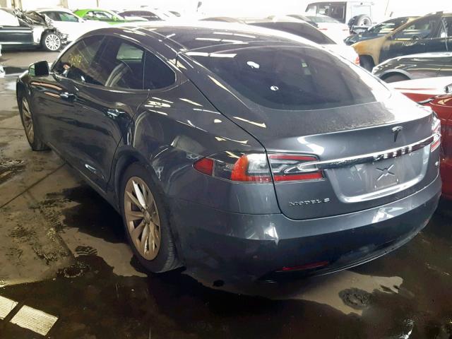 5YJSA1E1XGF151002 - 2016 TESLA MODEL S GRAY photo 3