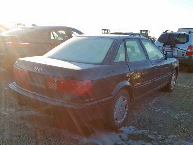 WAUDJ58C4PA231043 - 1993 AUDI 90 CS BLACK photo 4