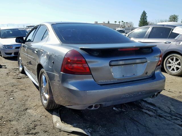 2G2WR524X41320972 - 2004 PONTIAC GRAND PRIX CHARCOAL photo 3