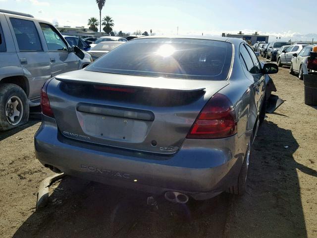 2G2WR524X41320972 - 2004 PONTIAC GRAND PRIX CHARCOAL photo 4