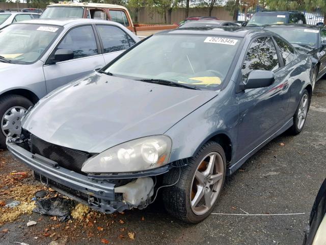 JH4DC53015S014890 - 2005 ACURA RSX TYPE-S BLUE photo 2