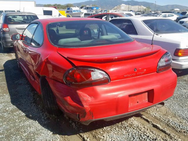 1G2WP12K0VF259980 - 1997 PONTIAC GRAND PRIX RED photo 3