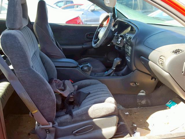 1G2WP12K0VF259980 - 1997 PONTIAC GRAND PRIX RED photo 5