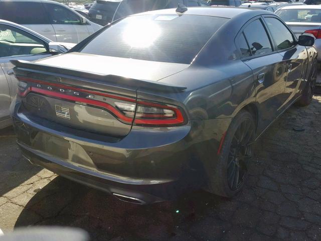 2C3CDXHG9GH292866 - 2016 DODGE CHARGER SX GRAY photo 4