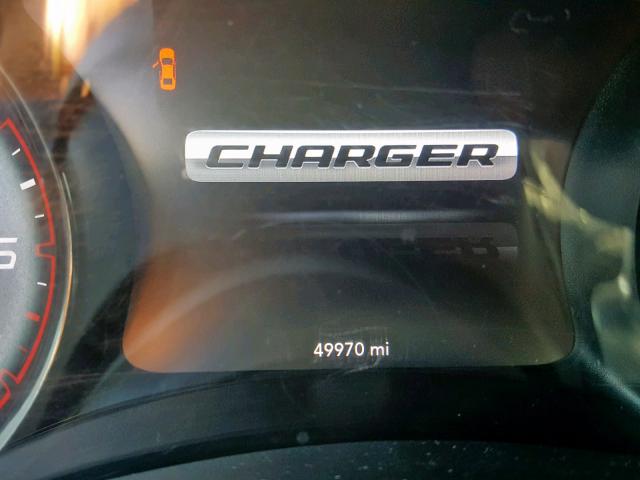 2C3CDXHG9GH292866 - 2016 DODGE CHARGER SX GRAY photo 8