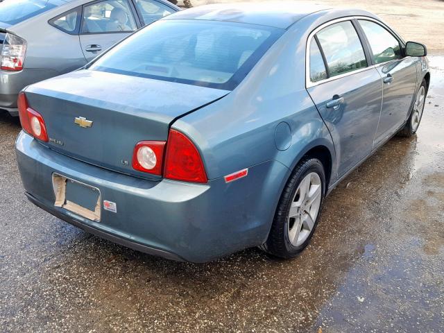 1G1ZG57B19F152234 - 2009 CHEVROLET MALIBU LS 绿色 照片 4