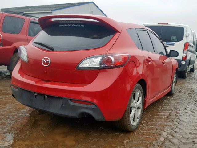 JM1BL1H44A1263780 - 2010 MAZDA SPEED 3 RED photo 4