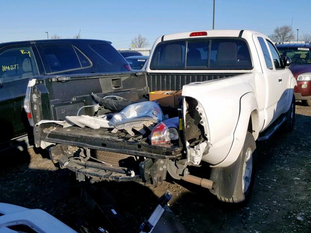 5TFTU4GNXCX020326 - 2012 TOYOTA TACOMA PRE WHITE photo 4