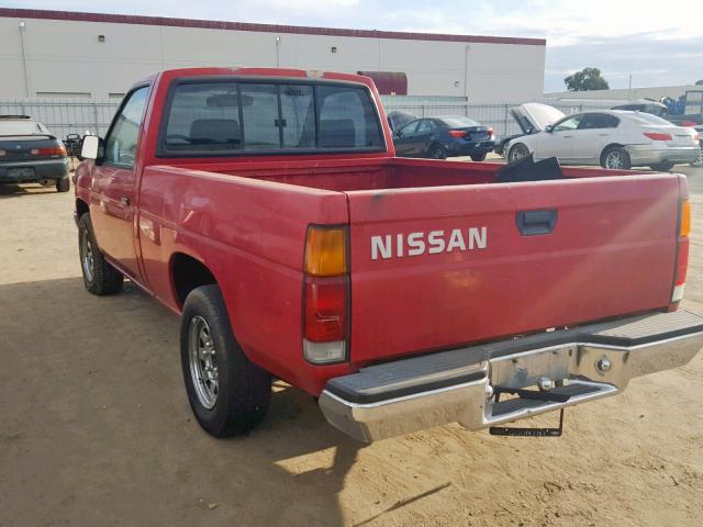 1N6ND11S8KC362771 - 1989 NISSAN D21 SHORT RED photo 3