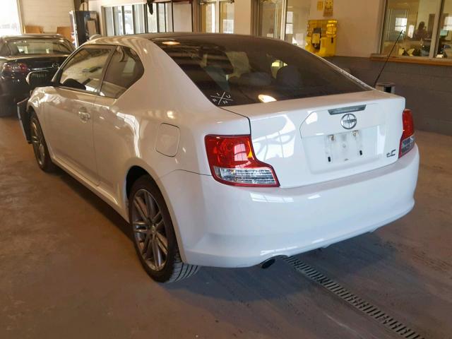 JTKJF5C70D3061905 - 2013 TOYOTA SCION TC 白色 照片 3