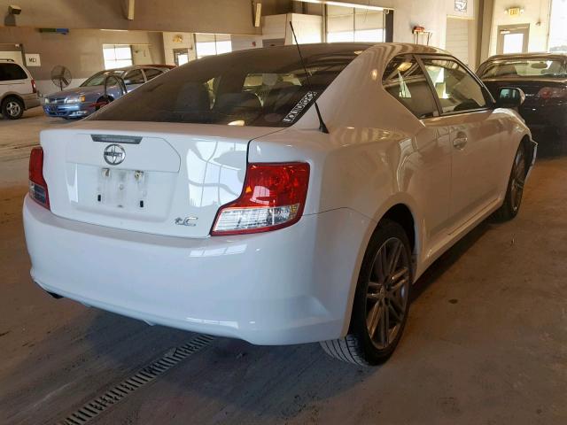 JTKJF5C70D3061905 - 2013 TOYOTA SCION TC 白色 照片 4