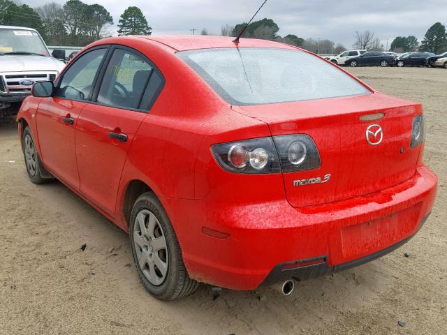 JM1BK32F771700009 - 2007 MAZDA 3 I RED photo 3