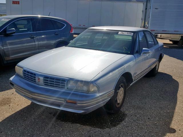 1G3HN52L5R4803806 - 1994 OLDSMOBILE 88 ROYALE BLUE photo 2