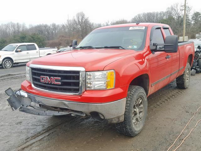 1GTEK19037Z562599 - 2007 GMC NEW SIERRA RED photo 2