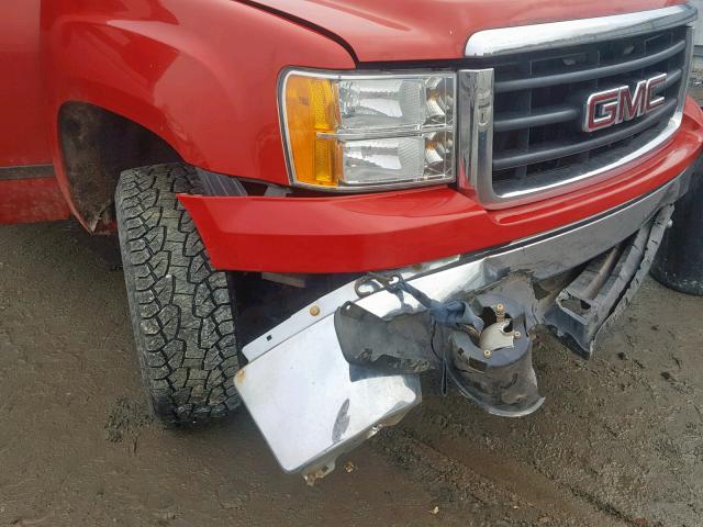 1GTEK19037Z562599 - 2007 GMC NEW SIERRA RED photo 9