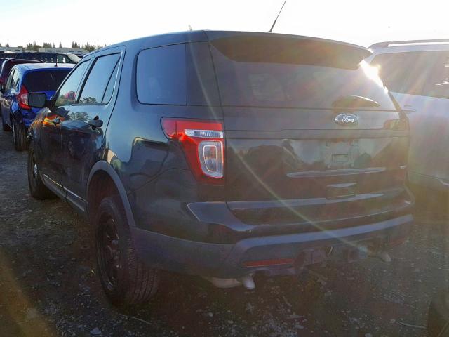 1FM5K8AR6EGC15257 - 2014 FORD EXPLORER P BLACK photo 3