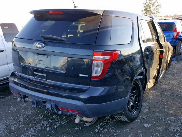 1FM5K8AR6EGC15257 - 2014 FORD EXPLORER P BLACK photo 4