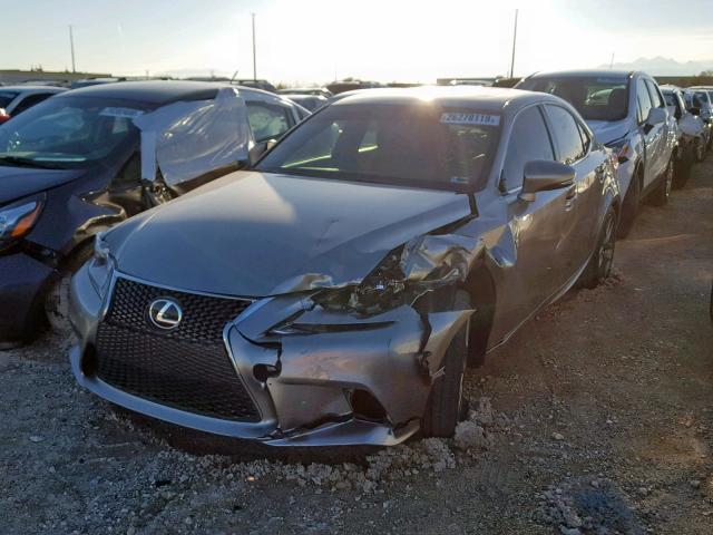 JTHBF1D2XF5067868 - 2015 LEXUS IS 250 SILVER photo 2