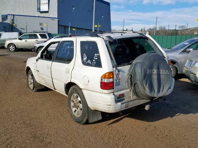 4S6CM58W0X4415736 - 1999 HONDA PASSPORT E 白色 照片 3