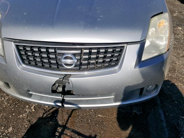 3N1AB61E89L652430 - 2009 NISSAN SENTRA 2.0 SILVER photo 9