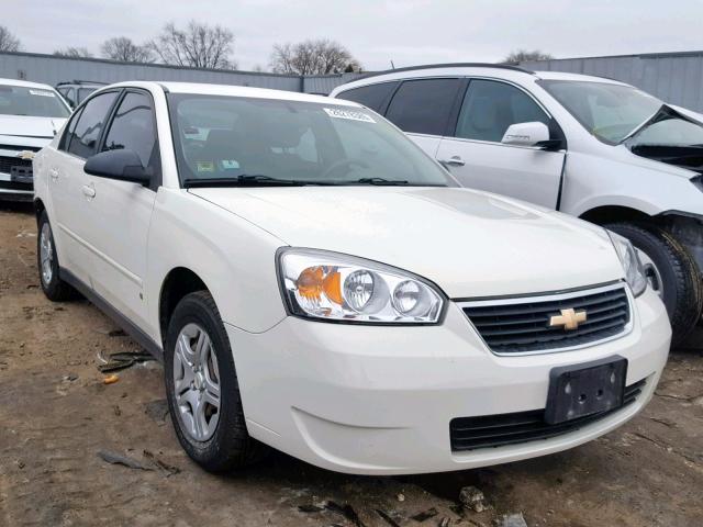 1G1ZS58F77F206827 - 2007 CHEVROLET MALIBU LS WHITE photo 1
