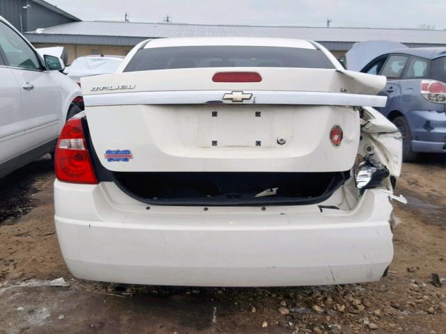 1G1ZS58F77F206827 - 2007 CHEVROLET MALIBU LS WHITE photo 10