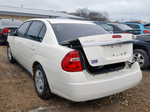 1G1ZS58F77F206827 - 2007 CHEVROLET MALIBU LS WHITE photo 3