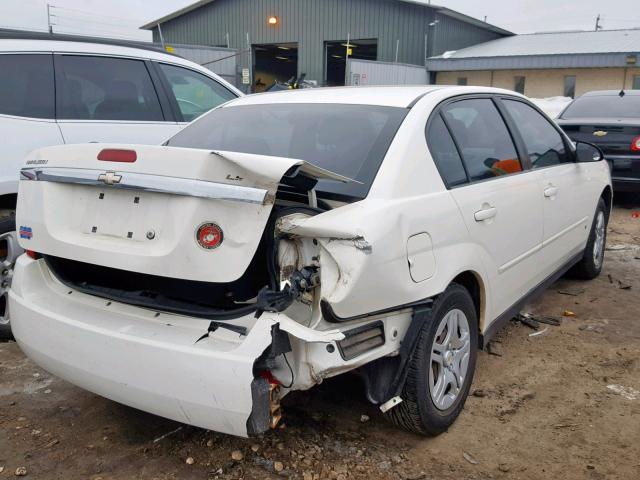 1G1ZS58F77F206827 - 2007 CHEVROLET MALIBU LS WHITE photo 4