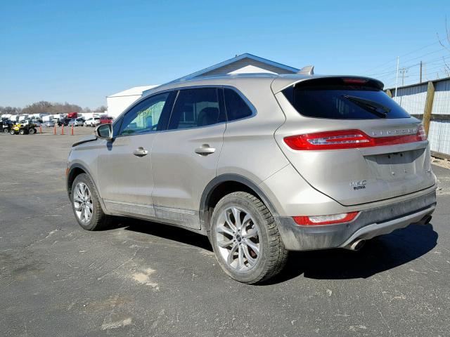 5LMCJ2A91FUJ09208 - 2015 LINCOLN MKC GOLD photo 3