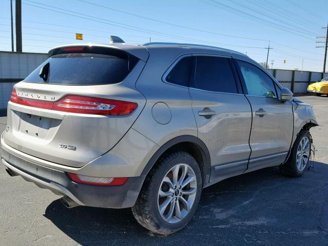 5LMCJ2A91FUJ09208 - 2015 LINCOLN MKC GOLD photo 4