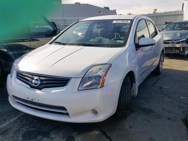 3N1AB6AP7BL728887 - 2011 NISSAN SENTRA 2.0 WHITE photo 2