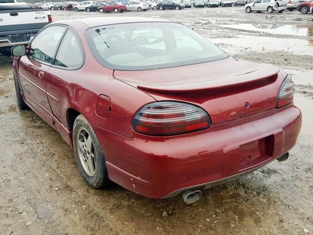 1G2WP12K52F238439 - 2002 PONTIAC GRAND PRIX MAROON photo 3