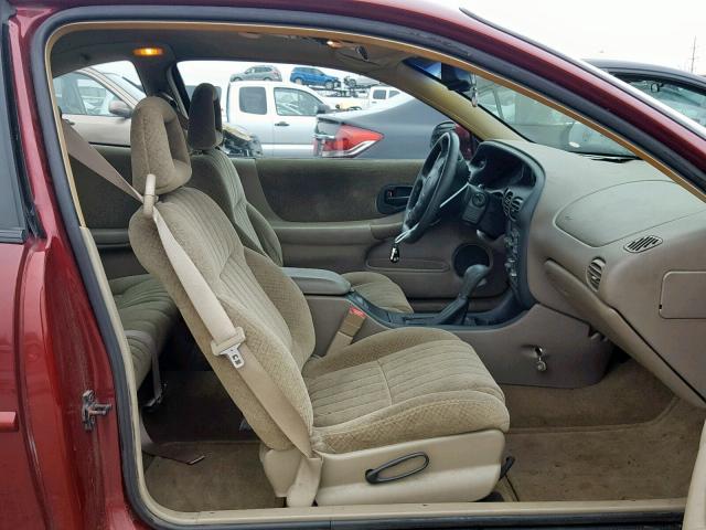 1G2WP12K52F238439 - 2002 PONTIAC GRAND PRIX MAROON photo 5