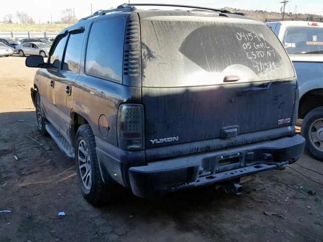 1GKEK63U95J238579 - 2005 GMC YUKON DENA BLACK photo 3