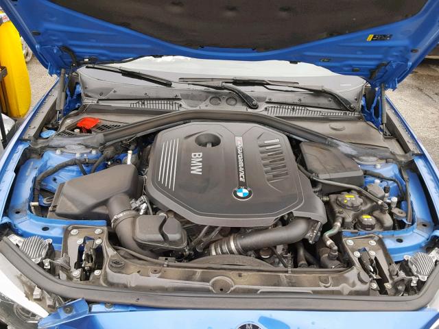 WBA2J5C51JVC07107 - 2018 BMW M240I BLUE photo 7