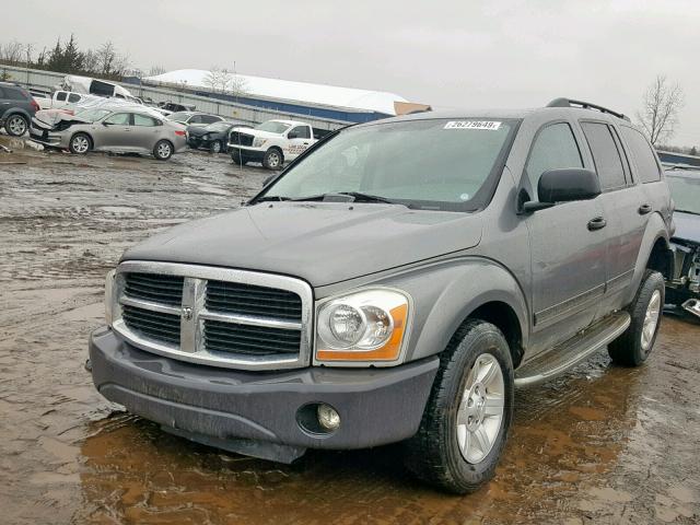 1D4HB38N15F610799 - 2005 DODGE DURANGO ST GRAY photo 2