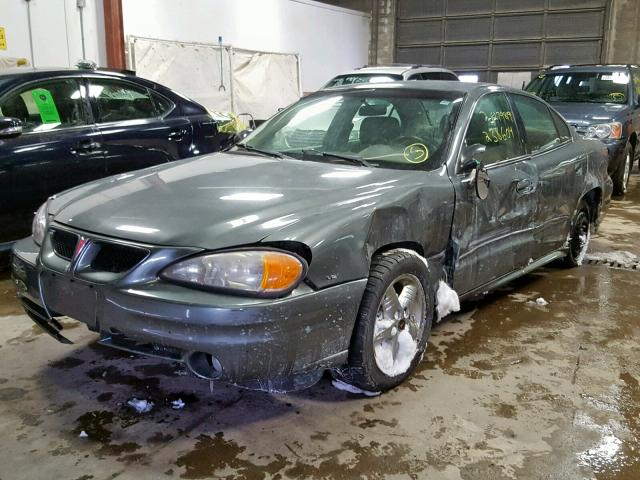 1G2NW12E53C318819 - 2003 PONTIAC GRAND AM G SILVER photo 2