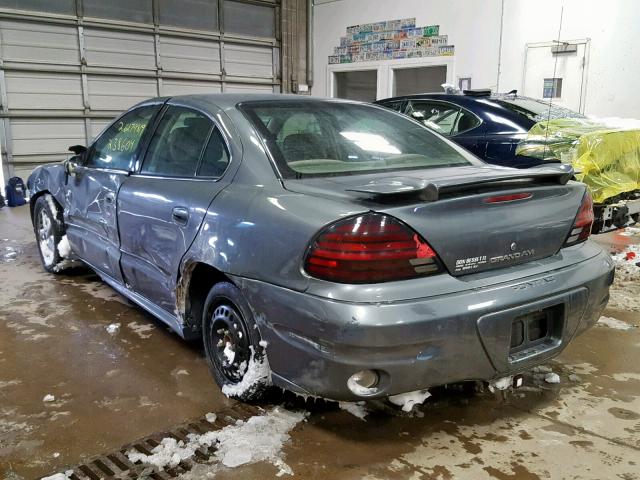 1G2NW12E53C318819 - 2003 PONTIAC GRAND AM G SILVER photo 3