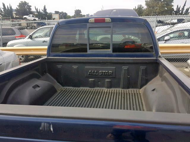 1B7HL38X72S551076 - 2002 DODGE DAKOTA QUA BLUE photo 6