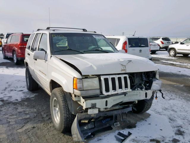 1J4GZ78S9TC334480 - 1996 JEEP GRAND CHER WHITE photo 1