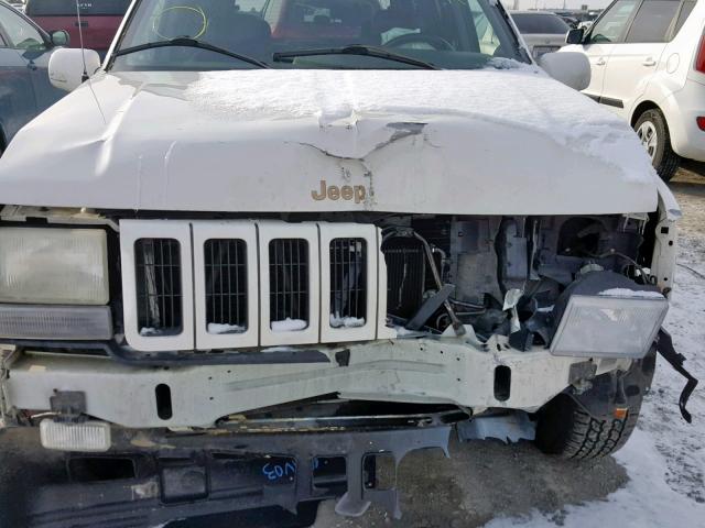 1J4GZ78S9TC334480 - 1996 JEEP GRAND CHER WHITE photo 9