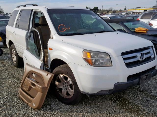 5FNYF18288B043270 - 2008 HONDA PILOT VP WHITE photo 1