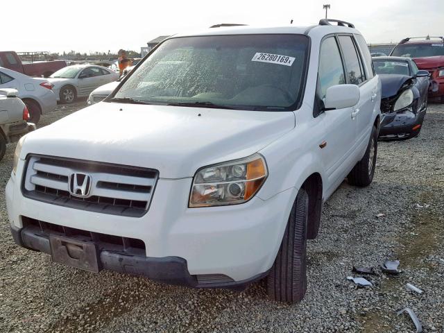 5FNYF18288B043270 - 2008 HONDA PILOT VP WHITE photo 2