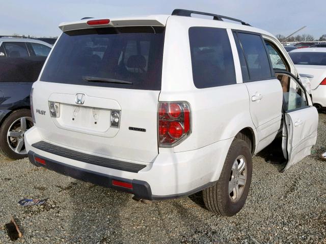 5FNYF18288B043270 - 2008 HONDA PILOT VP WHITE photo 4