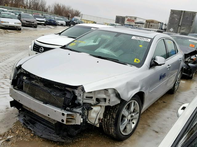 1G1ZD5E00CF319541 - 2012 CHEVROLET MALIBU 2LT SILVER photo 2